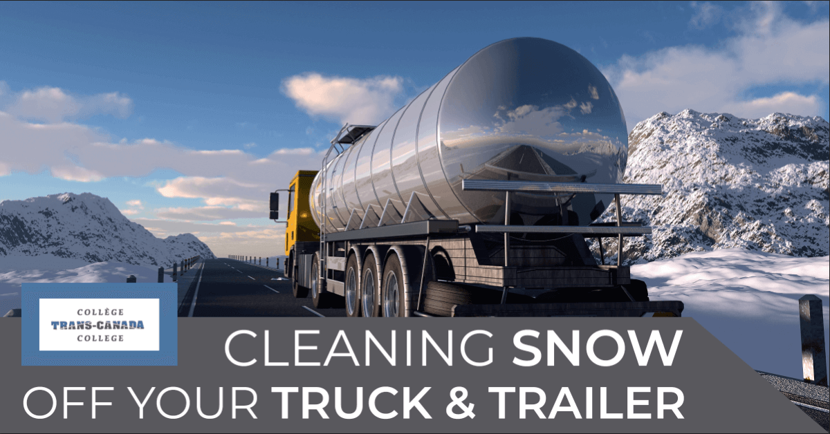 How To Clean Snow Of Your Truck and Trailer Properly